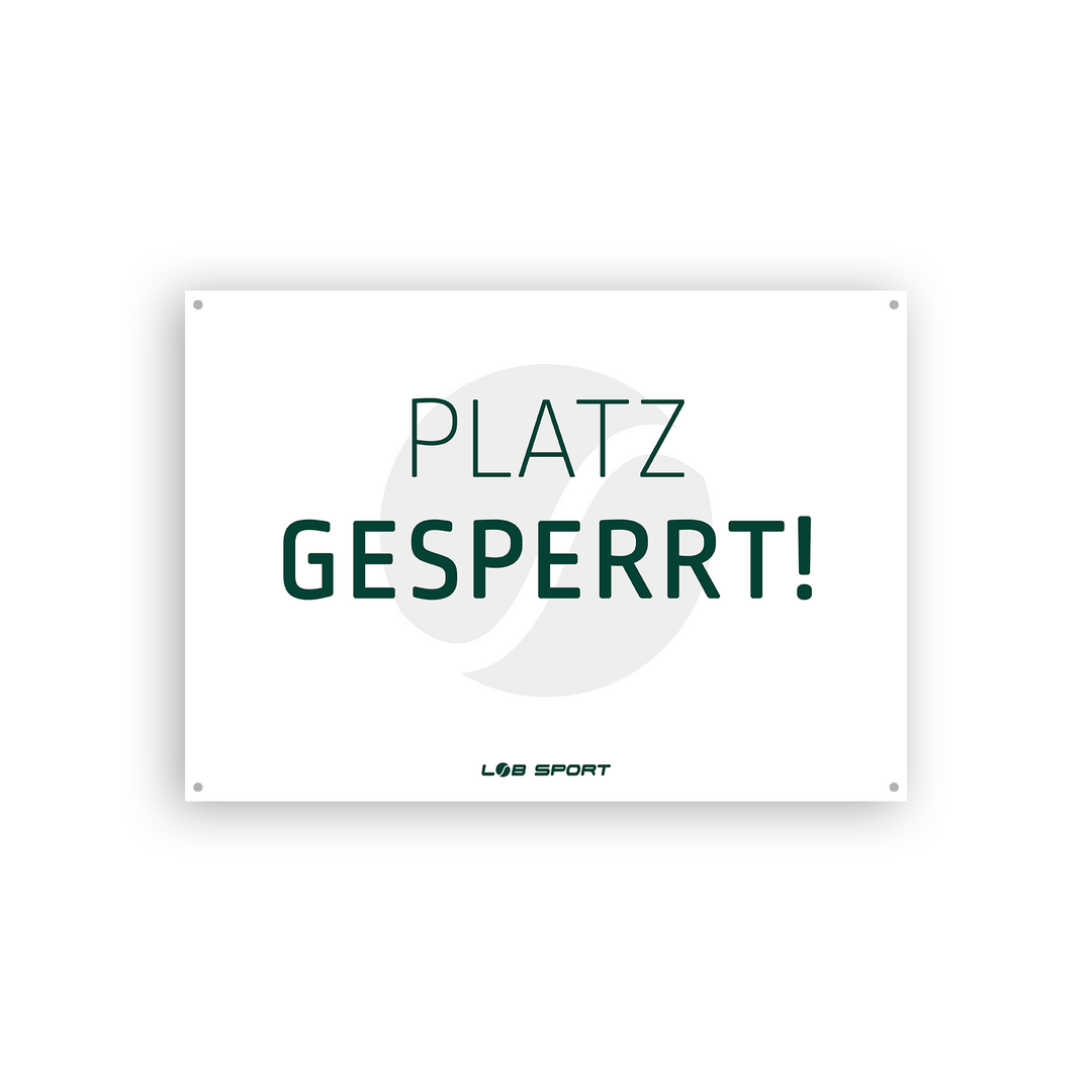 Notice sign COURT CLOSED, 420 x 297 mm