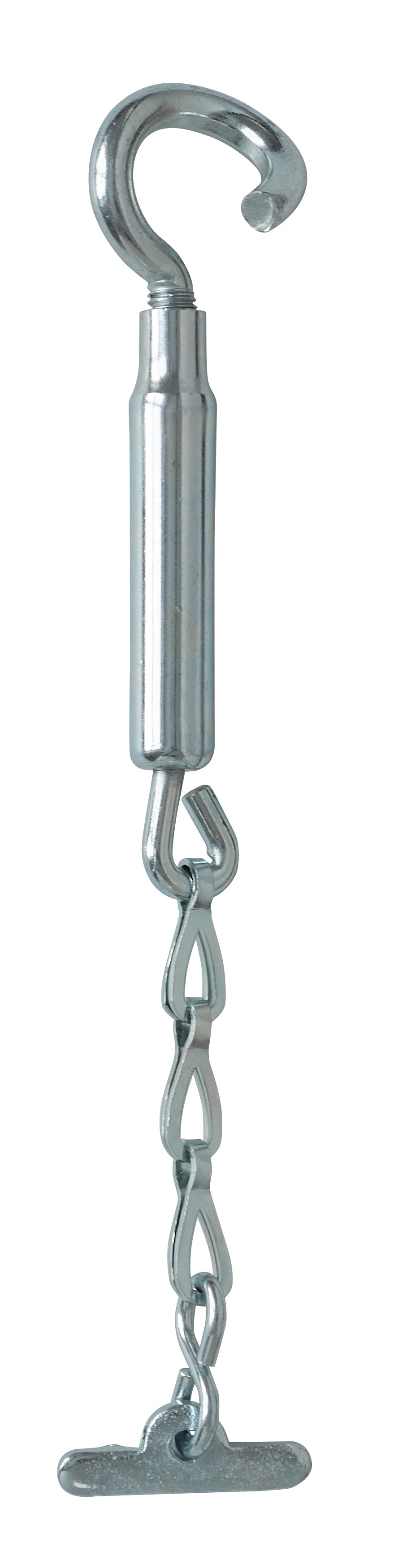 <tc>Tensioning screw for net center strap with brass eyelet</tc>