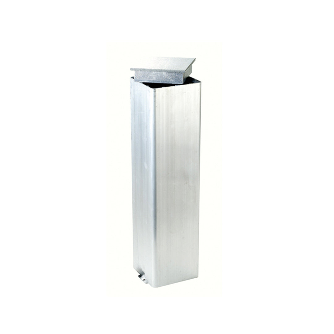 <tc>2 pieces of ground sleeves for ROYAL square tennis posts, with cover</tc>