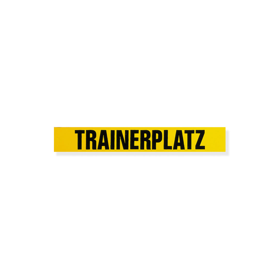 Magnetic Sign TRAINER AREA