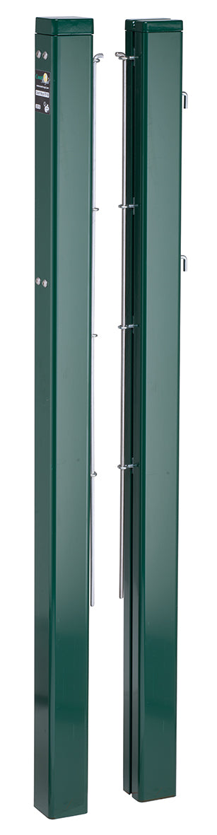 Royal aluminum tennis post, square