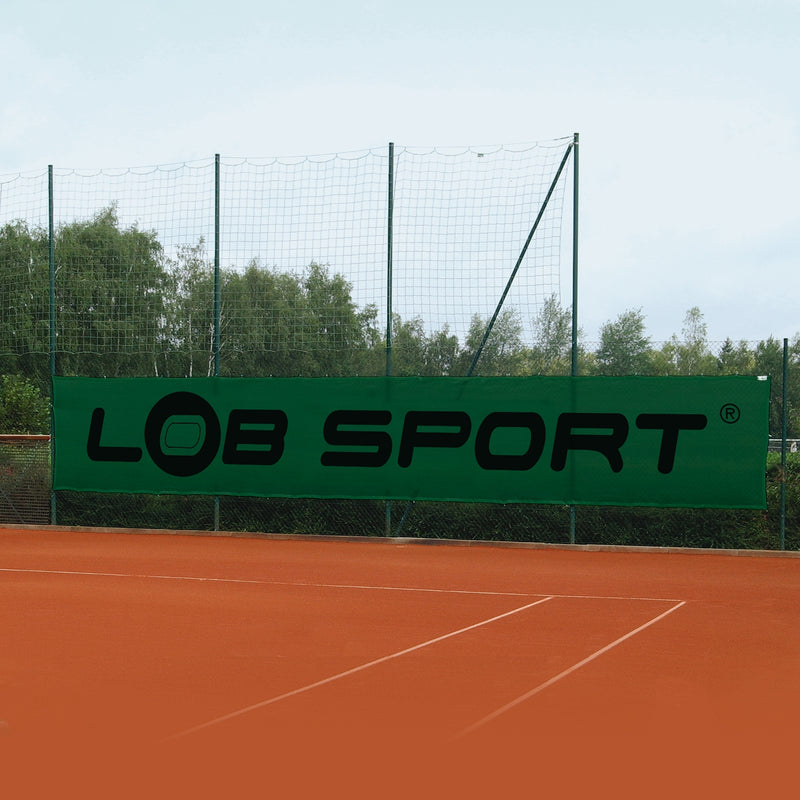 Visor and wind screen TOP with advertising imprint LOB SPORT, 12 x 2 m 